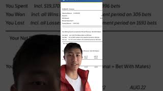 How much did I make from arbitrage betting before I got banned? #shorts