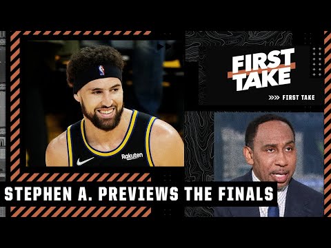 Stephen A. likes the Warriors as favorites over the Celtics in the 2022 NBA Finals | First Take video clip