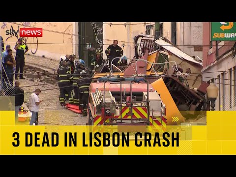 At least three killed after Lisbon's iconic Gloria funicular derails