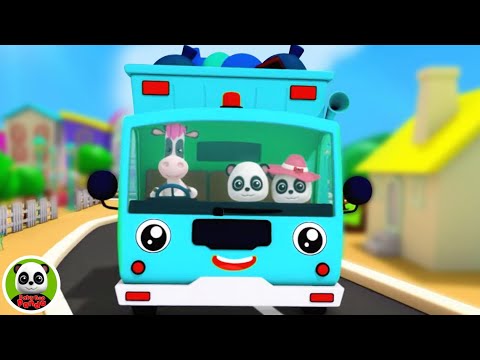 Wheels On The Garbage Truck, Nursery Rhymes and Vehicles Songs for Kids