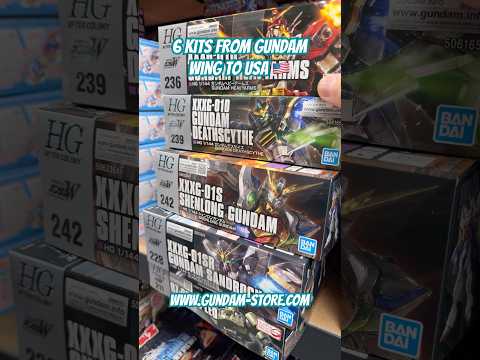 ホビーの動画サムネイル - 6 kits from Gundam Wong to USA 🇺🇸  #gundam #gunpla #bandai #modelkit #hobby