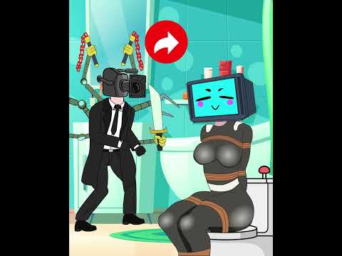 Which one will help Tv Woman escape the Skibidi Toilet right now #2? Challenge! Funny Animation