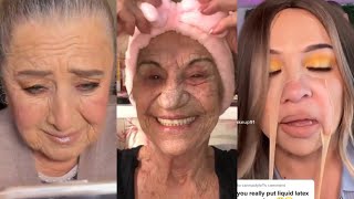 Senhora de 70 anos CHORA POR CAUSA DE MAQUIAGEM - O Poder da Maquiagem #makeup #make