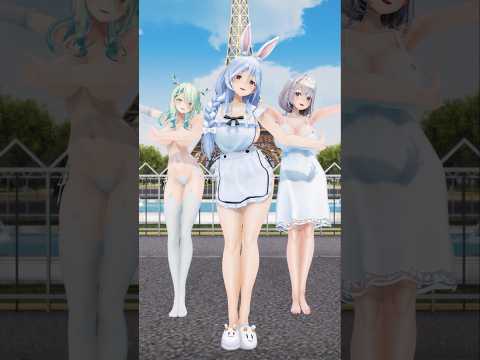 [Hololive] 토끼 두 마리 | Pekora, Fauna, Pekomama, Noel [MMD]