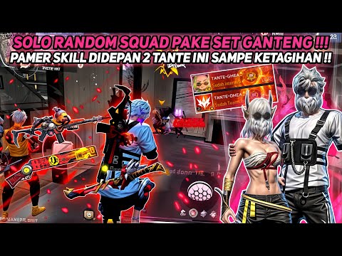 SOLO RANDOM SQUAD PAKE SET GANTENG !! PAMER SKILL DIDEPAN 2 BETINA INI SAMPE DIAJAKIN MABAR LAGI !!