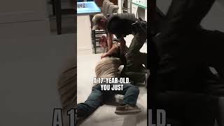 My Daughter Tackles a Fugitive