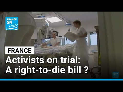 YouTube video thumbnail: Twelve Activists on Trial as France Debates Right-to-die Bill