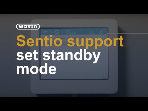 Sentio Support - how to set standby mode