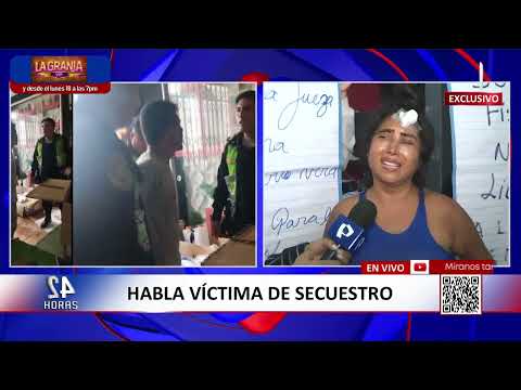 ¡Terror en Lurín! Empresaria fue golpeada tras intentar huir de secuestradores