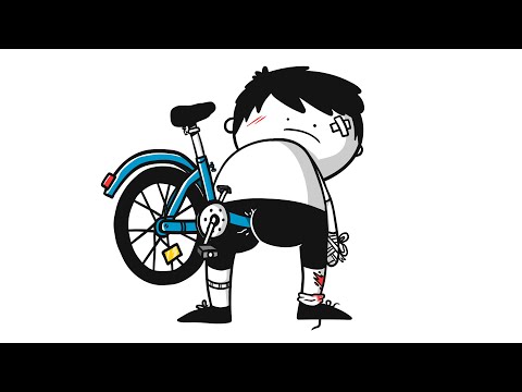 МОИ ВЕЛОСИПЕДНЫЕ ТРАВМЫ! (анимация)