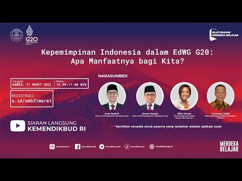 SMB: Kepemimpinan Indonesia dalam EdWG G20 - Apa Manfaatnya bagi Kita?