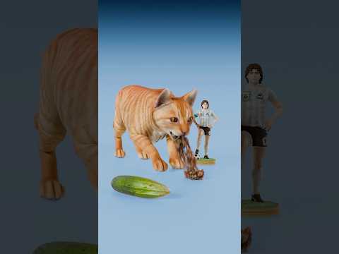 Vómitos Gato vs Vómito Godzilla