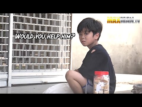 Poor blind man gives kid money - Maxmantv