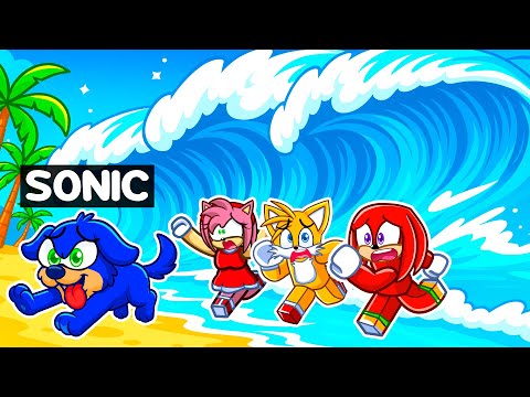 I Became A DOG In TSUNAMI EXPERIMENT! (Roblox)