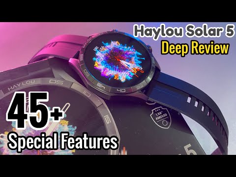 Haylou Solar 5 watch Unboxing & Deep Review | 45+ Special Features