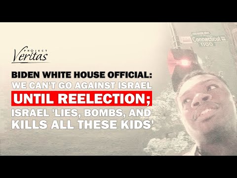 🚨Biden Official: We Can't Go Against Israel until Term 2; Israel 'Lies, Bombs, Kills All These Kids'