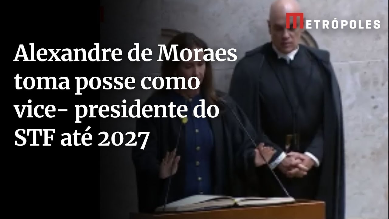 Veja Alexandre de Moraes toma posse como vice presidente do STF
