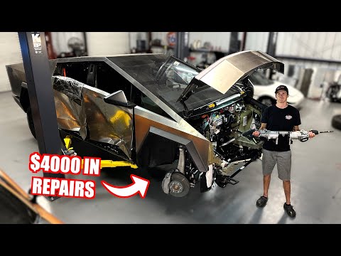 Repairing a Totaled CyberTruck Has Been an Absolute Nightmare...