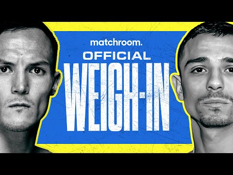 Josh Warrington vs Luis Alberto Lopez Plus Undercard Weigh In