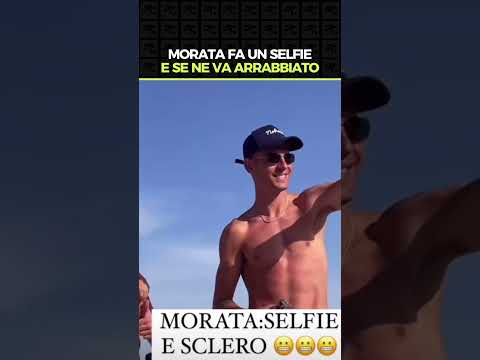 MORATA: SELFIE E SCLERO #morata #milan #calcio #seriea