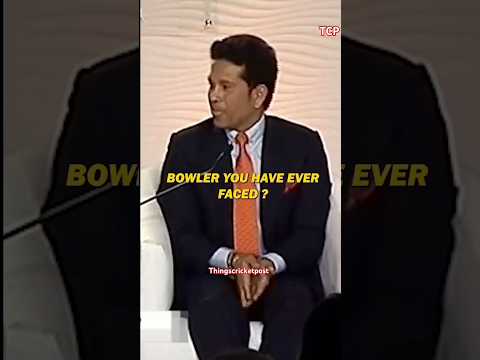 The Fastest Bowler you have Ever faced.#sachintendulkar #indiancricketer #indiancricketteam #shorts