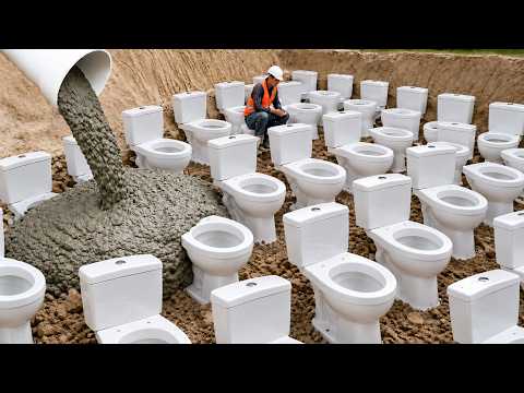 Genius Invention by a 60-Year-Old Plumber! 9 Free Recycling Ideas Using Toilets & pvc pipes /Cement