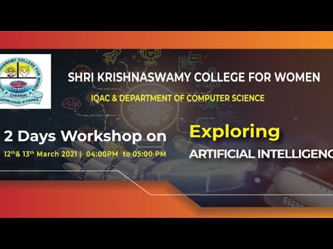 Free Workshop on Artificial Intelligence | Shri Krishnaswamy College for Women | Pantech eLearning