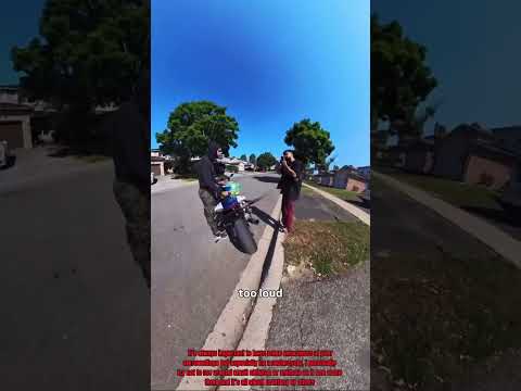 Neighbor FREAKS OUT Because Of Loud Motorcycle | @GsexRboiii  #motorcycle #karen #loud