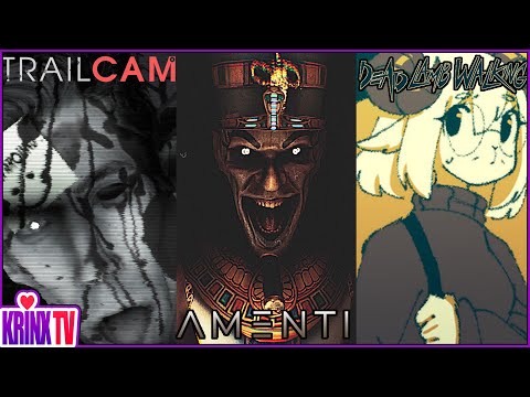 THE DARKEST HORROR GAME WE'VE PLAYED? | 3 Horror Games | Dead Lamb Walking / Amenti / Trailcam