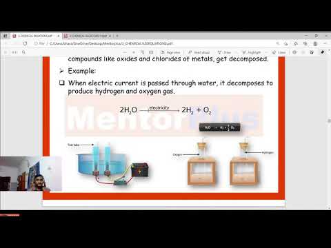 10th Class Chemistry CHEMICAL EQUATIONS  Chapter   Discussion by Mentorplus