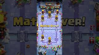Clash Royale incredible 3 crowns draw!!! #clashroyale