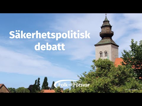 Almedalen: Säkerhetspolitik i förändring – debatt med nästa generations ledare