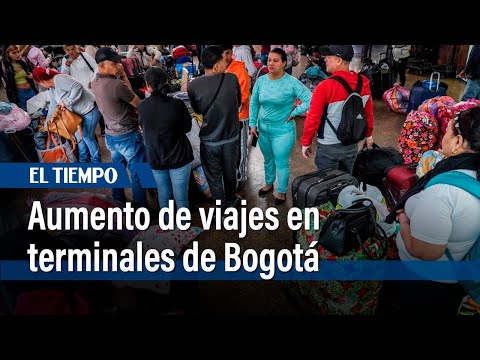 Terminales de Bogotá prevén mover 1.9 millones de pasajeros | El Tiempo