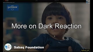 More on Dark Reaction