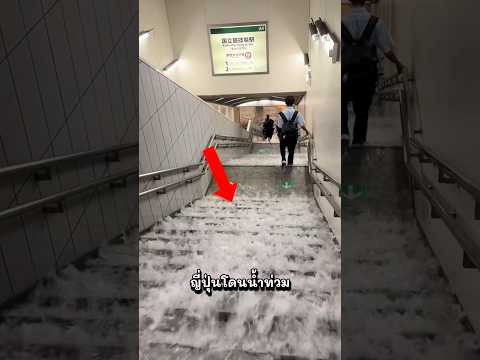 ทำไมน้ำท่วมในญี่ปุ่น แต่น้ำก็ยังใสอยู่?