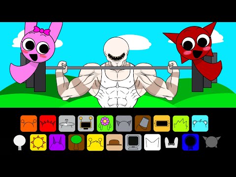 Sprunki OC Mod With Mroona and Wyrum Retake! New version EDITION