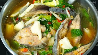 แกงปลาดุกหน่อไม้เปรี้ยว  เผ็ดจัดจ้านถึงเครื่องแกง สูตรทำง่าย อร่อยไม่คาว | นายต้มโจ๊ก