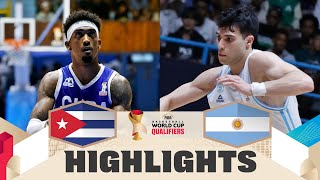 Cuba 🇨🇺 v Argentina 🇦🇷 | Highlights | FIBA Basketball World Cup 2027 Americas Qualifiers