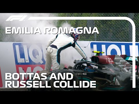 Bottas & Russell Collide at Imola | 2021 Emilia Romagna Grand Prix