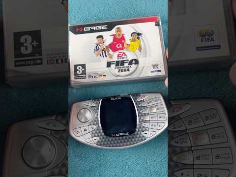 FIFA 2004 on Nokia N-GAGE. Unsealing and playing