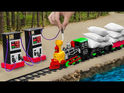 top most creative diy tractor mini petrol pump for truck full loading food science project