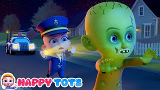 Wheels On The Bus | Spooky Scary Skeleton Song + More Nursery Rhymes & Kids Songs | Happy Tots