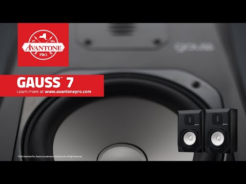 Avantone Pro // Introducing the Gauss 7 Studio Reference Monitors!