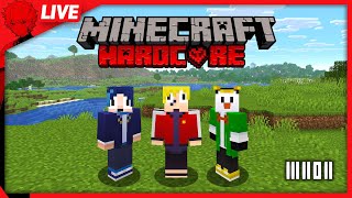 えんちょう。えびすぺんとの死んだら終了マイクラハードコア生活｜2日目【えんちょう。視点】