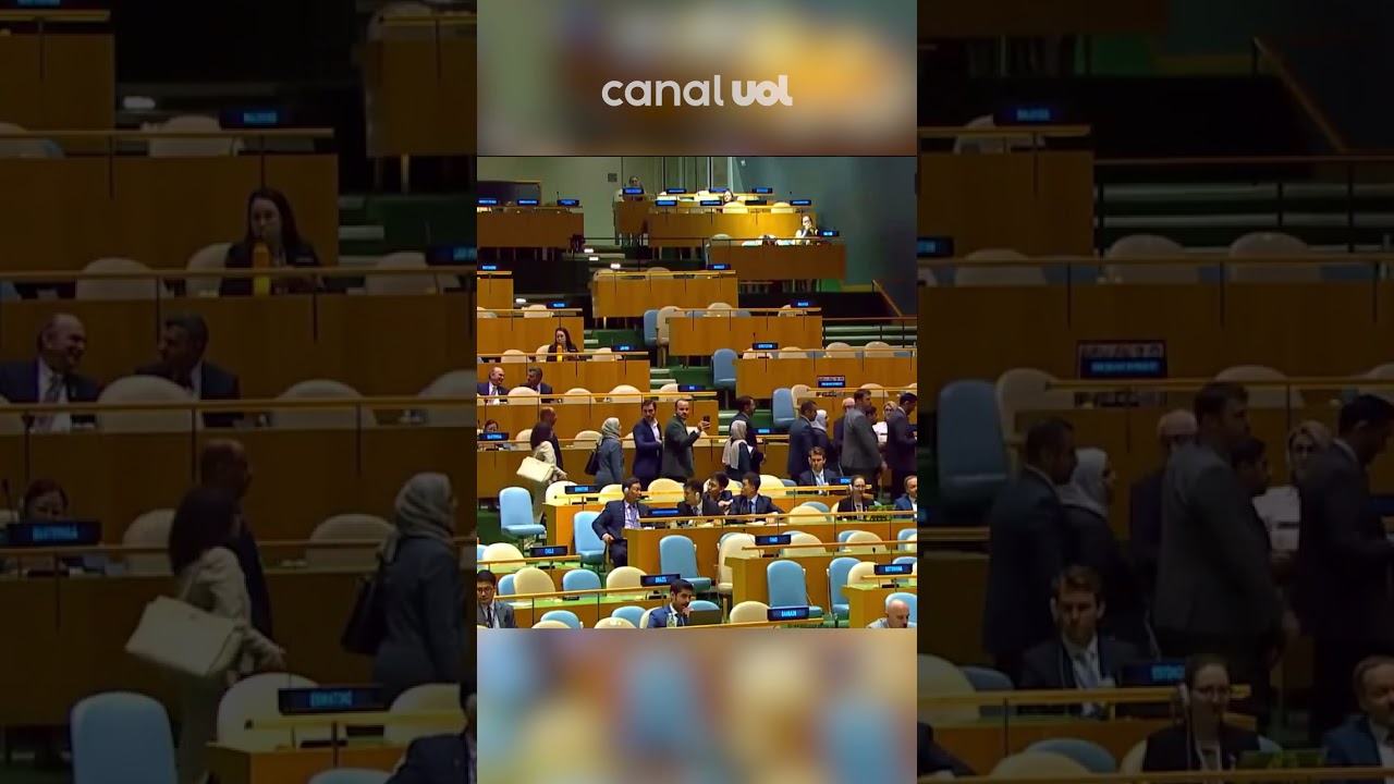 Netanyahu é vaiado antes de discurso na ONU delegações deixam plenário