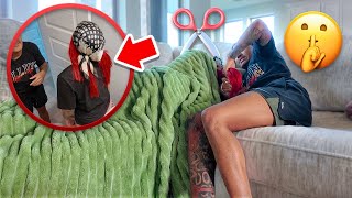 I CUT MY WIFES WIG IN HER SLEEP ‼️
