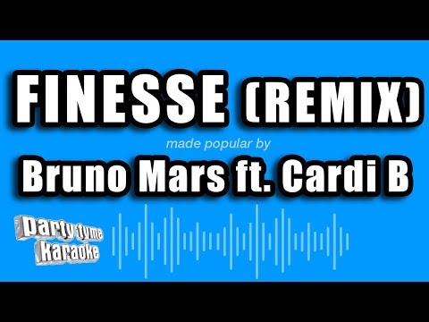 Bruno Mars ft. Cardi B – Finesse (Remix) (Karaoke Version)