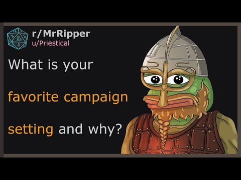 D&D Players, What is your favorite campaign setting and why? #dnd