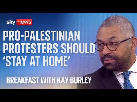 Israel-Hamas war: Foreign secretary urges pro-Palestinians to 'pause' protests