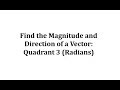 Vector Analysis and Trigonometry Concepts